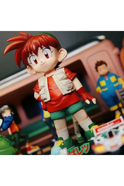 BANDAI Seiba Retsu Anime Let's & Go Action Figure Four Wheeler Brothers Figures Seiba Retsu & Go Seiba Figu