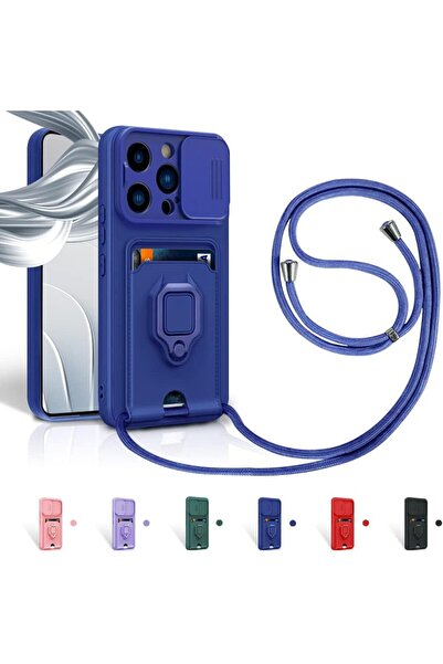 Rivor Apple iPhone 12 Pro Uyumlu Kılıf Kamera Koruma Ve Sürgülü Kartvizitli K...