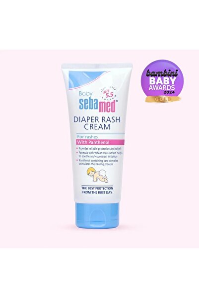 Sebamed Baby Diaper Rash Cream 100 ml Soothing Barrier Cream with Zinc Oxide for Rash Relief & Skin