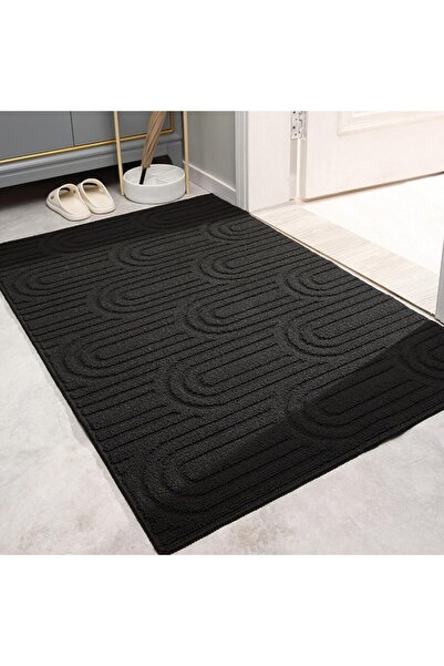 Arabest Dirt Trapper Indoor Door Mat, Machine Washable Entrance Rug, Super Ab...