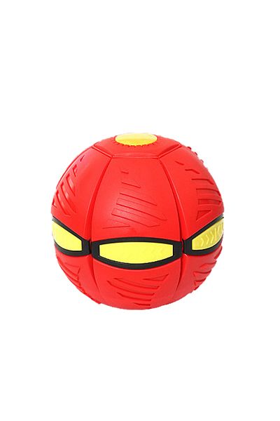 Choice No lamp Red Bouncy Stomp Ball Magic Flying Saucer Ball Puzzle Pet Children's Toys Indoor Outdoor Dec