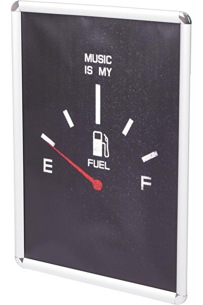 Generic Wall Sticker with Frame - Music is my fuel