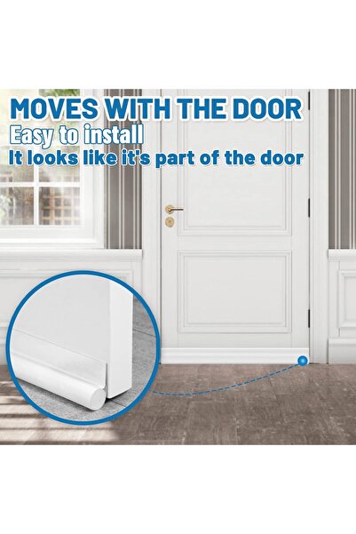 Generic MAXTID Under-Door Draft Stopper, White, 91 cm