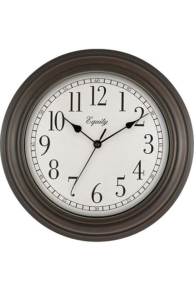 Generic La Crosse 20898 12 Inch Forever & Always Quartz Wall Clock, 11.25", Brown