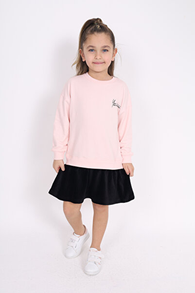 Toontoy Girl's Chest Printed Dress