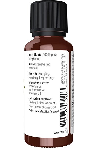 Now Camphor Oil, 30 ml