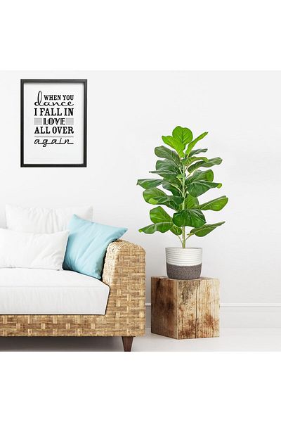 NEXIFY Artificial Plant, Fake Ficus tree with 21 Leaves and 78cm tall, Lifelike Artificial Plant in Pot for