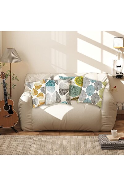 SYOSI 4 Pcs Cushion Covers 45 x 45 cm (Pack of 4)