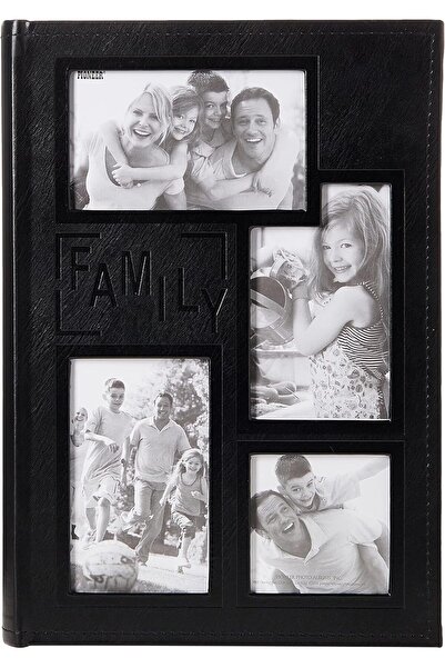 Pioneer Photo Albums DA-300COL إطار مجمعة من الجلد الصناعي المنقوش "عائلي" مخيط، 300 جيب، B