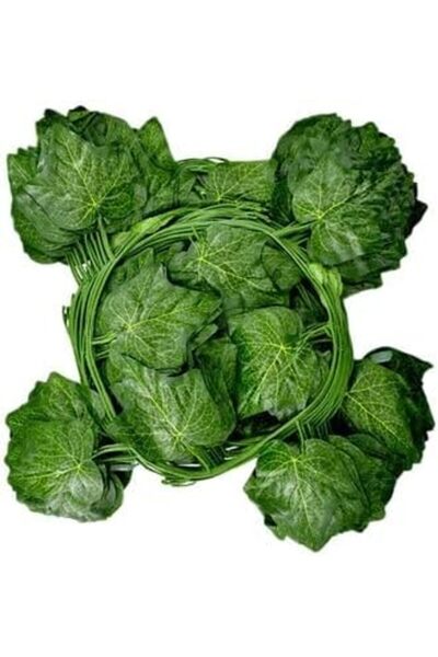 Generic 12 قطعة من أوراق اللبلاب الصناعية المعلقة باللون الأخضر 230 سنتيمترًا