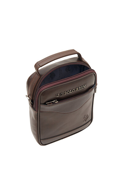 U.S. Polo Assn. Us Polo Assn 25045-25040 Men's Shoulder Bag Messenger Bag Brown