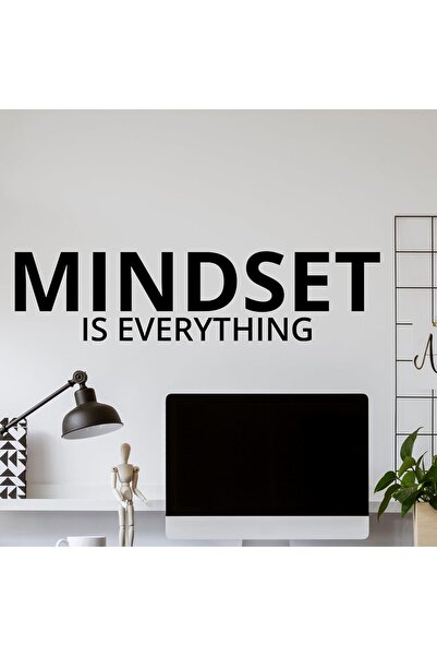 Emoda home Trove ملصق فينيل "العقلية هي كل شيء" - صالة ألعاب رياضية وديكور من...