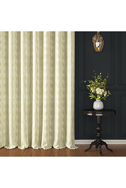 Generic Azorio Door Blackout Curtain 1.16×2.15 m - Cream (Story@Home)