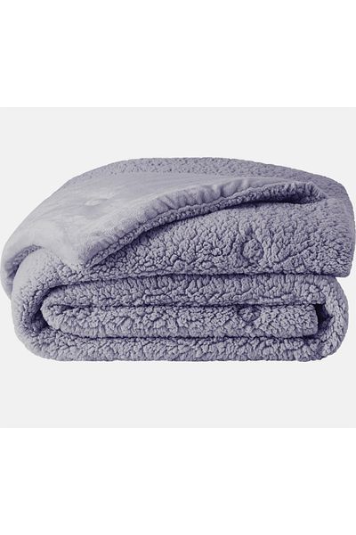 Pufi Mellove Sherpa Double Quilt - Ash Purple Color