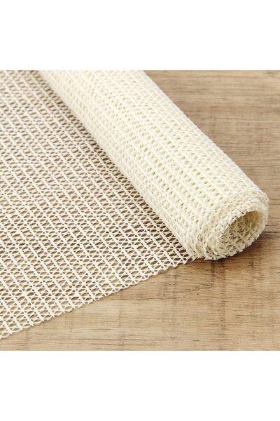 AZONEE Non-Slip Rug Underlay 120x200 cm PVC Anti-Slip Mat (White)