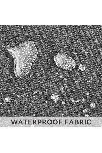 JZS Waterproof Sofa Slipcover Non-slip Stretch Spandex Jacquard (Grey, S)