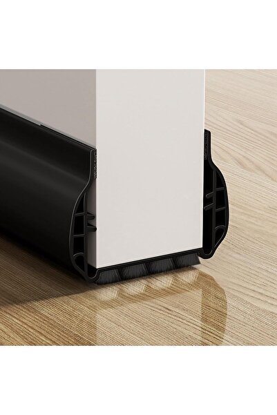 OASISGALORE مانع تسرب الهواء أسفل الباب مع فرشاة، مانع تسرب قابل للقطع للباب،...