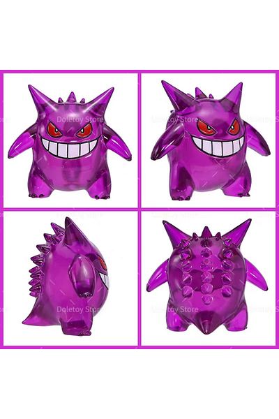 Choice Gengar E Hot Pokemon Figure Gengar Sticking Tongue Out Gengar Transparent Action Figure Anime Model