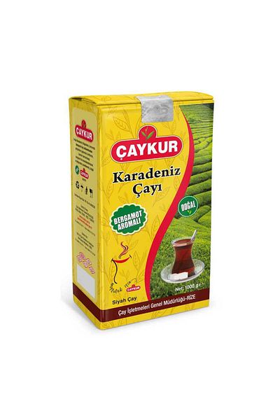 Çaykur Çaykur Black Sea Tea with Bergamot Flavor 1000 g