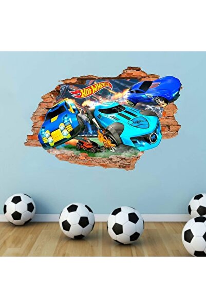 Al Raied ملصقات جدارية ثلاثية الأبعاد، ورق جدران، سيارة لعبة هوت ويلز، ملصقات...