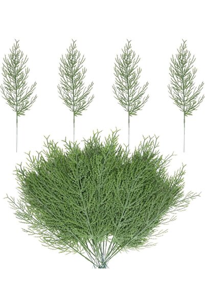 Generic Artificial Pine Leaf Branches, 35 cm, for Christmas Wreath & Home Gar...