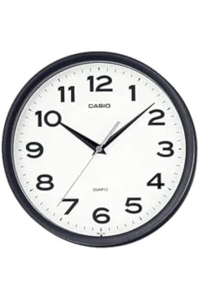 Casio Wall Clock Analog White Dial Case and Bezel Resin IQ-151-1DF