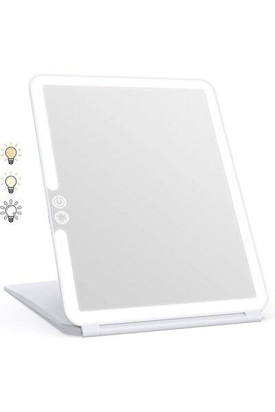 WEILY Makeup Vanity Mirror with 72 Led Lights, LED Travel Makeup Mirror Recha...