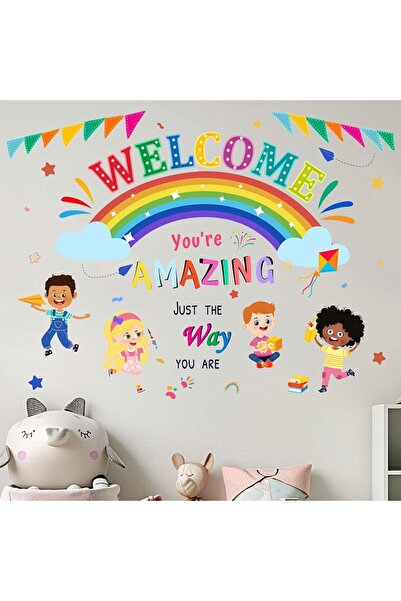 Amimagen ملصقات حائط للفصول الدراسية مع اقتباسات ملهمة - ديكور زاوية القراءة ...