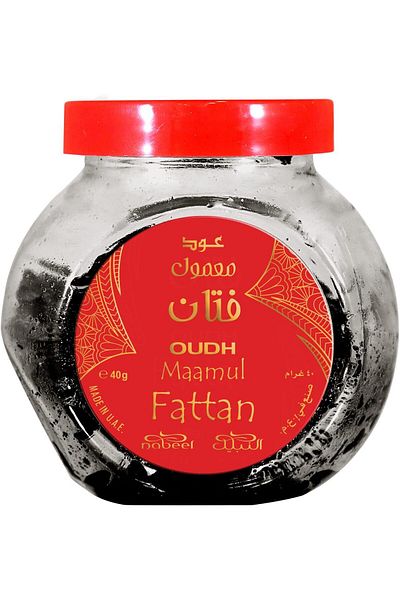 Generic نبيل للعطور بخور عود فتان، 40 غرام، أحمر، 4INM026101