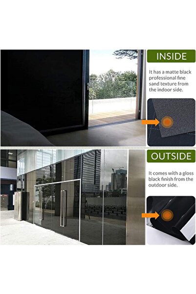 ALAYRA International غشاء زجاجي مصنفر للنوافذ، مناسب للحمامات والمكاتب، يوفر ...