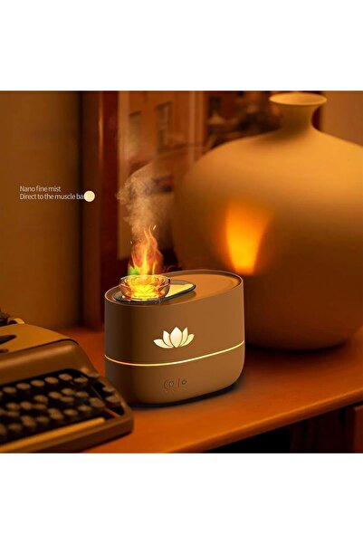 Generic مرطب هواء ذكي برذاذ بارد سعة 350 مل مع ضوء ليلي