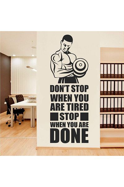 Generic StickMe 'Gym - Fitness - Bodybuilding - Office - Sports - Workout - Boxing - Inspirational - Motiva