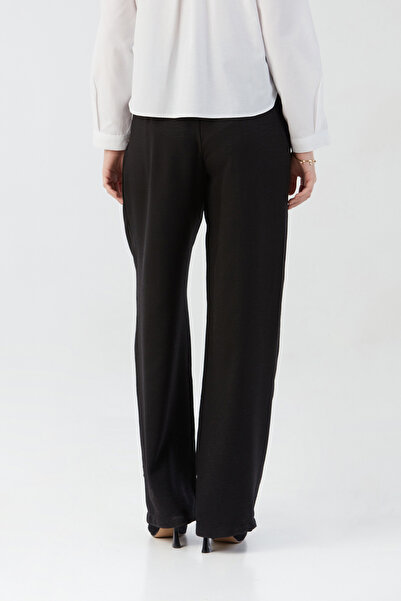 Fulla Moda Buttoned High Waist Palazzo Trousers