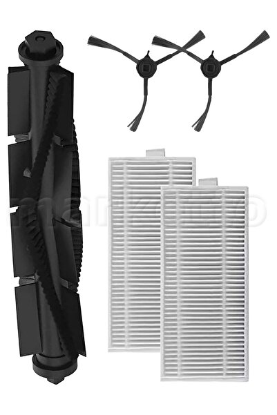 Marketto Set de 5 piese de înlocuire pentru robot compatibil Arçelik 9178038638, perie principală, perie laterală, filtru Hepa