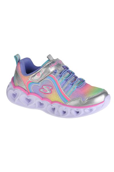 SKECHERS Heart Lights-Rainbow Lux, Girls' Sneakers