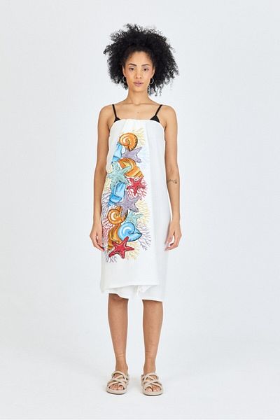 Mulberry Πετσέτα θαλάσσης μπάνιου Samira Printed Bamboo Peshtemal