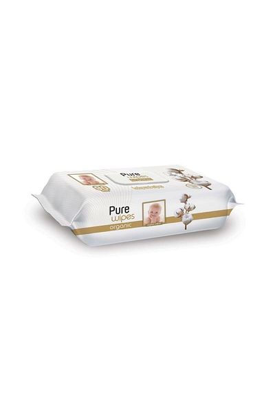 Pure Șervețele umede organice pentru bebeluși, 3x90 buc.