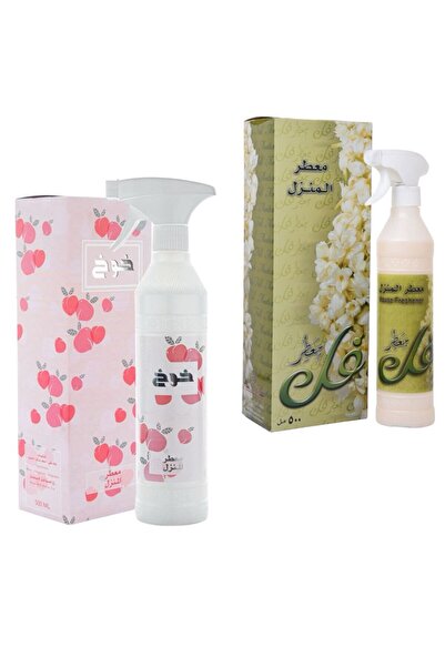 Banafa معطر منزل فل مع معطر منزل خوخ 500 مل × 2