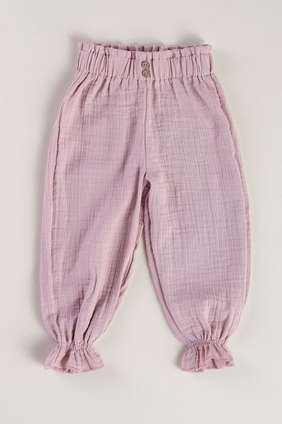 Bondberro 100% Cotton Muslin Fabric Baby Girl and Child Trousers