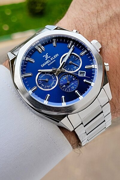 Daniel Klein Kadranı Lacivert Kordonu Gri Renk Ayarlanabilir Kordonlu Fonksiy...