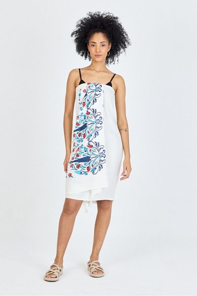 Mulberry Πετσέτα θαλάσσης μπάνιου Samira Printed Bamboo Peshtemal