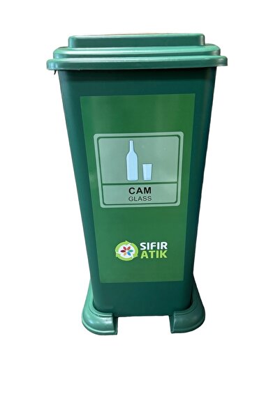 Genel Markalar 70 Litre Plastik Lüx Geri Dönüşüm Kutusu Geri Dönüşüm Kovası 4 LÜ / Sıfır Atık Kutusu A Kalite