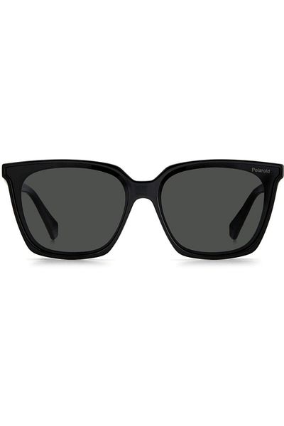 Polaroid Ochelari de soare pentru femei Pld 6160/s 807/m9, negri, dreptunghiulari, 62 mm