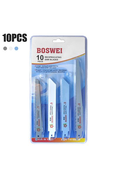 Choice 10pcs C 10pcs Jig Saw Blades Reciprocating Saw Blade Hand Saw Saber Saw Blade For Wood Metal Recipro
