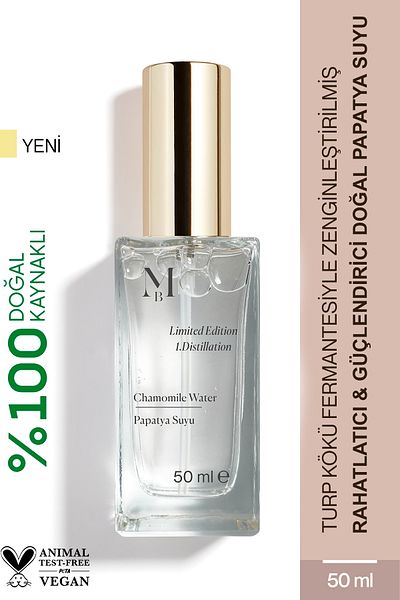 MİSBAHÇE Chamomile Water Relaxing & Moisturizing Hair Lightening Tonic 50 ml