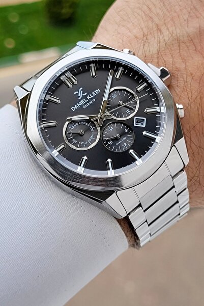 Daniel Klein Kadranı Siyah Kordonu Gri Renk Ayarlanabilir Kordonlu Fonksiyone...