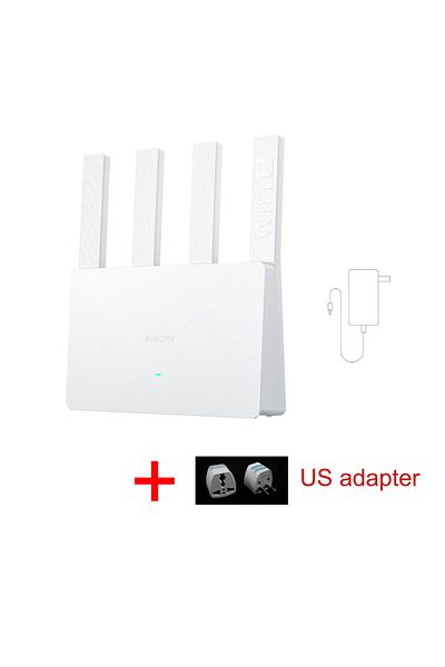 Xiaomi Add US adapter Xiaomi Mi Router BE3600 2.5G Wifi 7 Wiress Router 2.4GHz 5GHz Dual Band Mesh Works wi