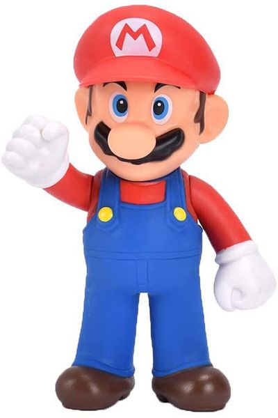 BANDAI 12cm Super Mary Series Action Figure Toys Mario Bros Luigi Yoshi Donkey Kong Wario Anime Model Ornam