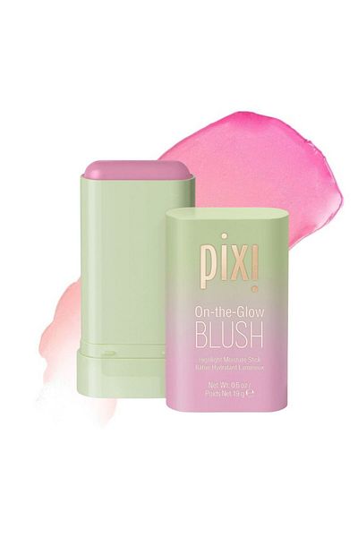 pixi On-the-Glow Blush – Ph Reactive – Hydrating Tinted Moisture Stick for Cheeks & Lips – 19g