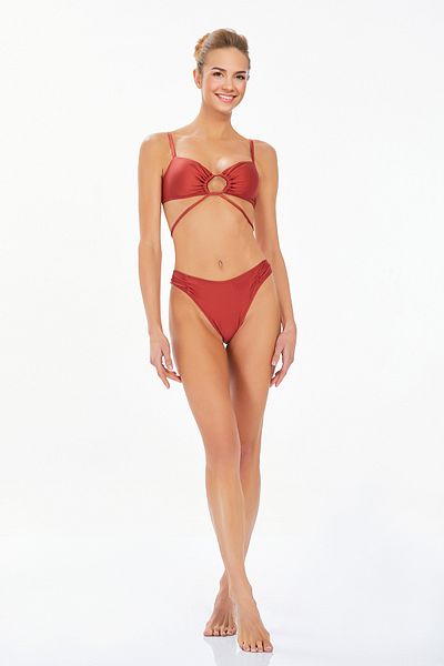 Bravie Women's Cross Tie Detailed Bikini Suit 3706